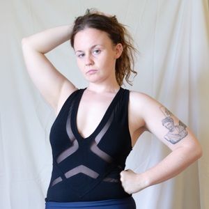 😈 Sassssy UO Mesh Cutout Bodysuit